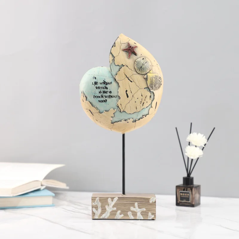 

Современный минималистичный абстрактный геометрический орнамент из смолы раковины, свет, роскошное украшение для дома