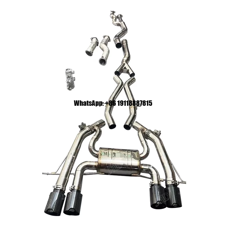 

Performance Full Exhaust System Exhaust Valved Catback for BMW G80 M3 Sedan G82 M4 Coupe 2021-2024 Catback Exhaust with Valves