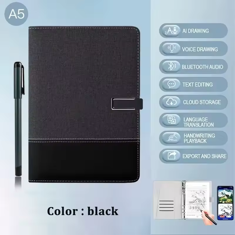 AI 음성 노트북 사용 예시