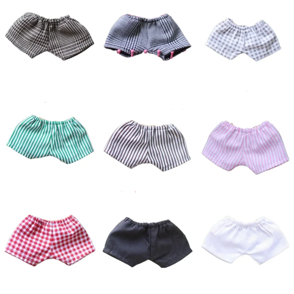 Cute Striped Cotton Doll Underpants Doll Short Pants For 10/15/20cm Doll Clothes Dolls Clothing Collocation Kids Toys