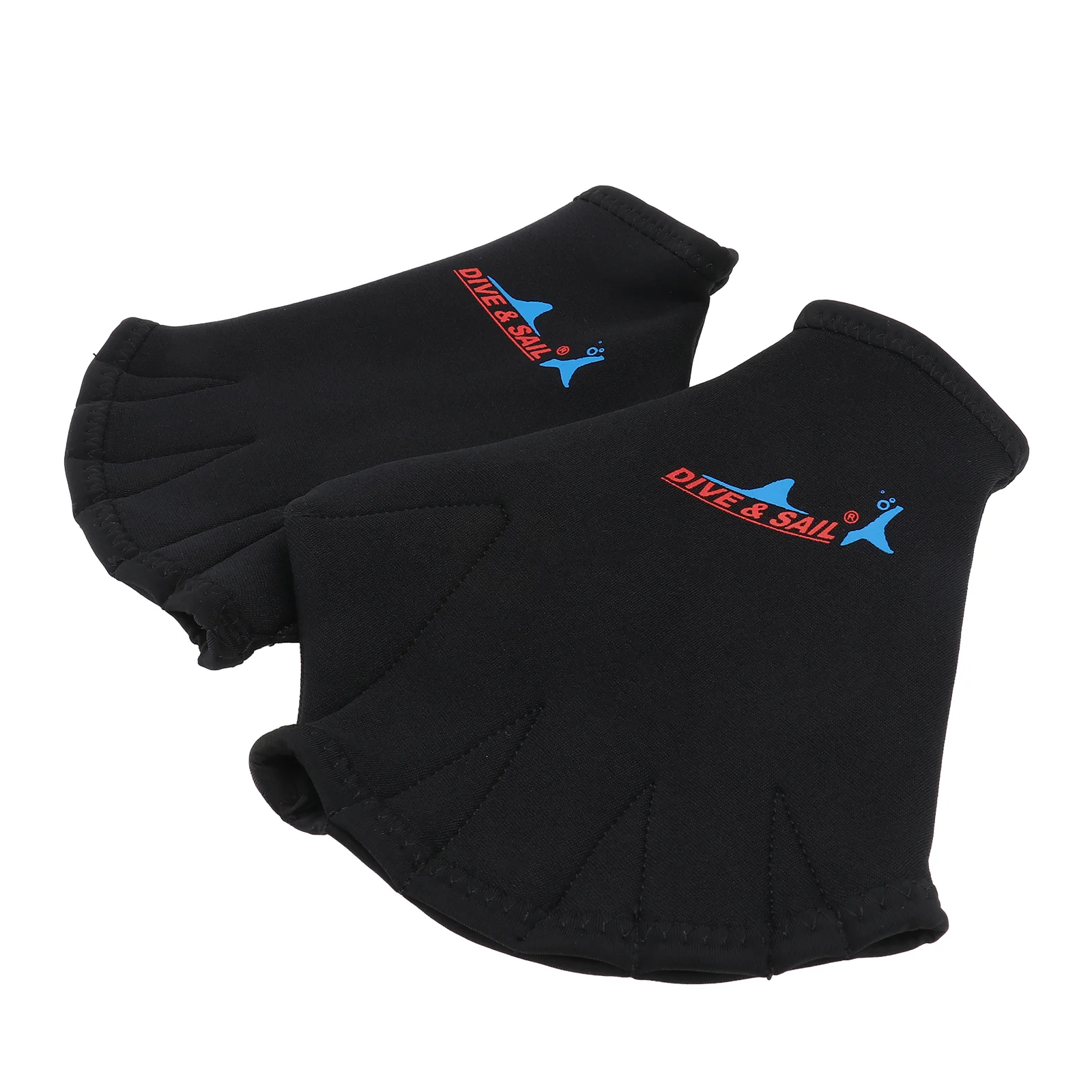 Gloves for Swimming Dumb Bells Ultraviolet Light Fingerless Webbed Paddles Miss Dumbbell