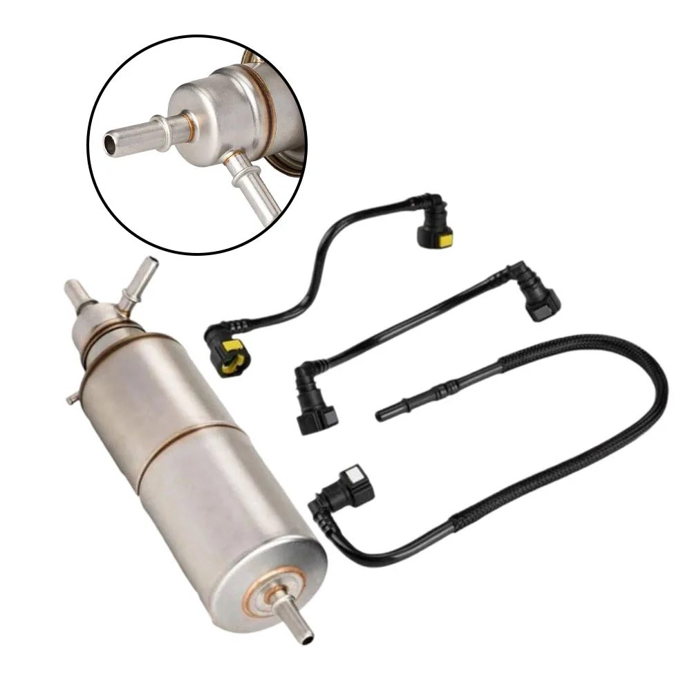 

For Mercedes M-Class Repair Fuel Filter Line ML320 ML430 ML55 Fuel Filter As Shown Easy Installation Plastic Metal Construction