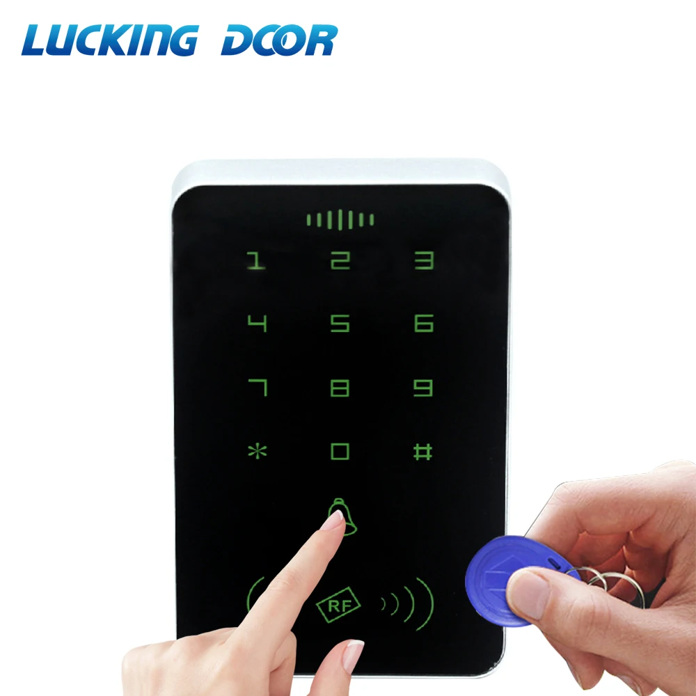 

13.56Mhz Card Reader Door Lock System 1000 User RFID Access Control Keypad Cover Digital Panel Smart Door Access Control System