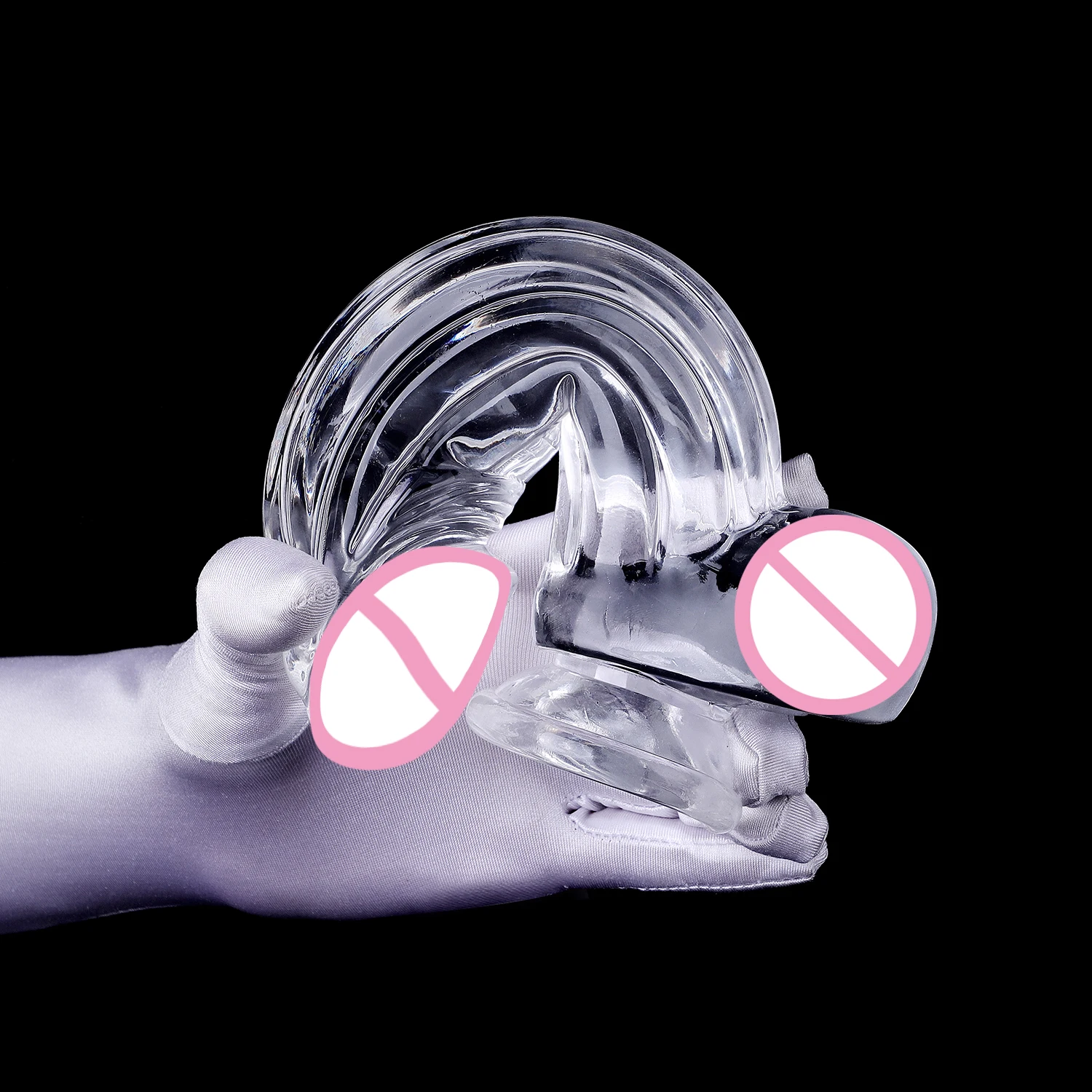 شفافة سيليكون كريستال دسار ، سميكة القضيب ، على شكل محاكاة ، لينة الشرج المكونات ، المحكمة الخلفية الاستمناء ، الإناث لعبة الجنس المنتج #5