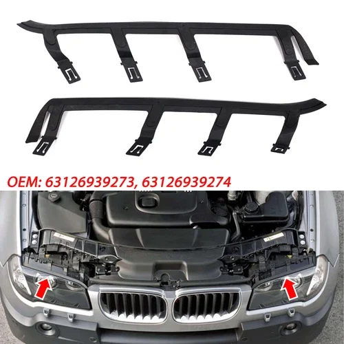 ヘッドライトシールストリップ防水ゴムガスケット-bmw-x3-e83-2004-2010-oe-63126939273-63126939274-自動車交換部品