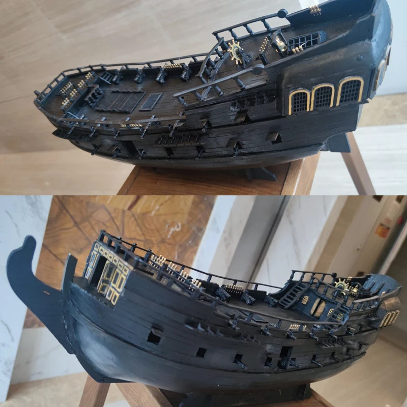 2022 Black Pearl Black Pearl Model Ship Material Model DIY Scene Ship Model Assembly