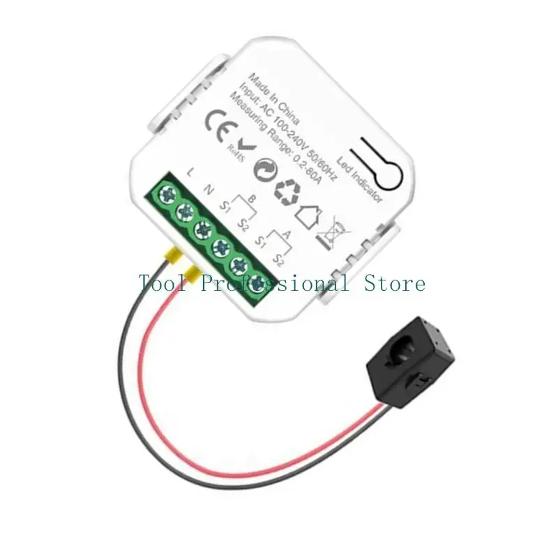 57QF Intelligent Power Usage Monitors Energy Management Device Electric Usage Analyzers