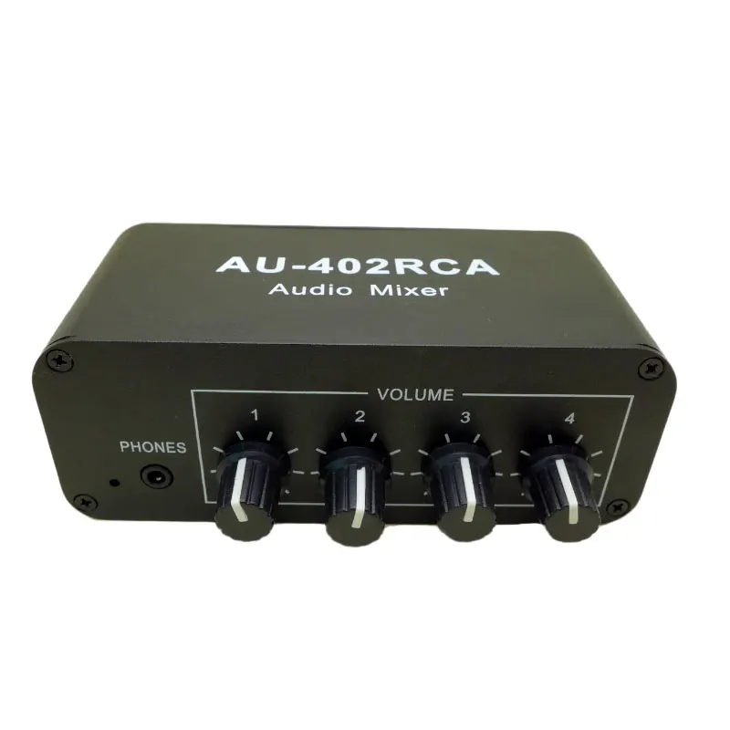 

Stereo RCA Lotus Interface Audio Switchless Audio Source Multi-input Mixer Four in Two Out
