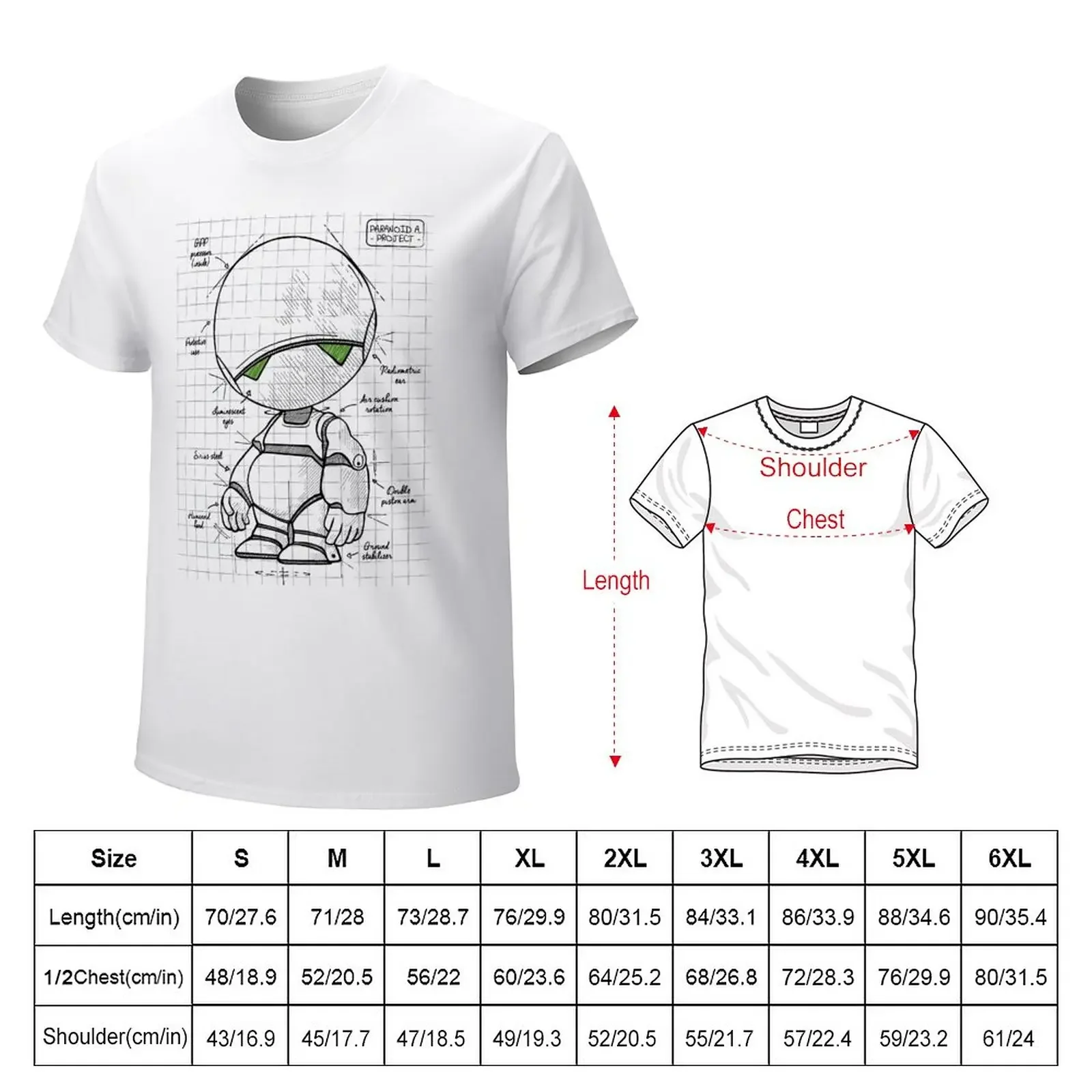 Droid project T-Shirt tees blanks vintage clothes mens t shirt