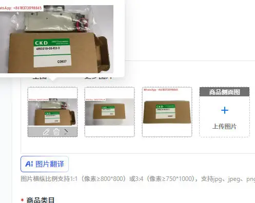 

Электромагнитный клапан CKD 4RD219-06-E2-3 DC24V