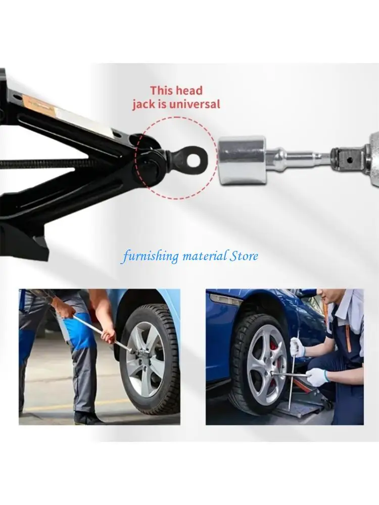 Y5GD Ergonomic Quick Connection Socket Adapter For Electric Drill Enables Fast Scissor Jacking Leveling