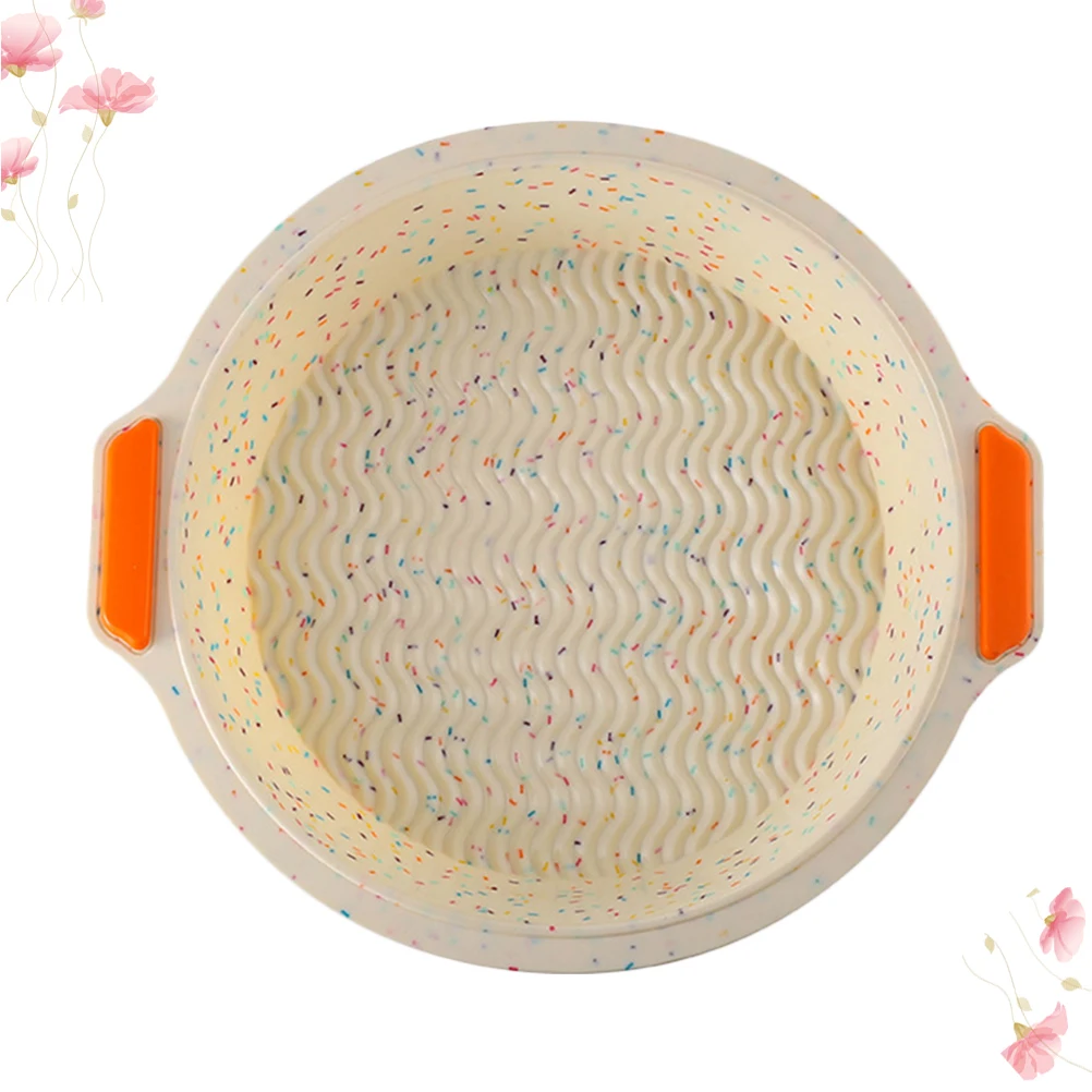 

Cake Mold Baking Tray Silicone Molds for Kitchen Pastry and Tins Bread Dish Round
