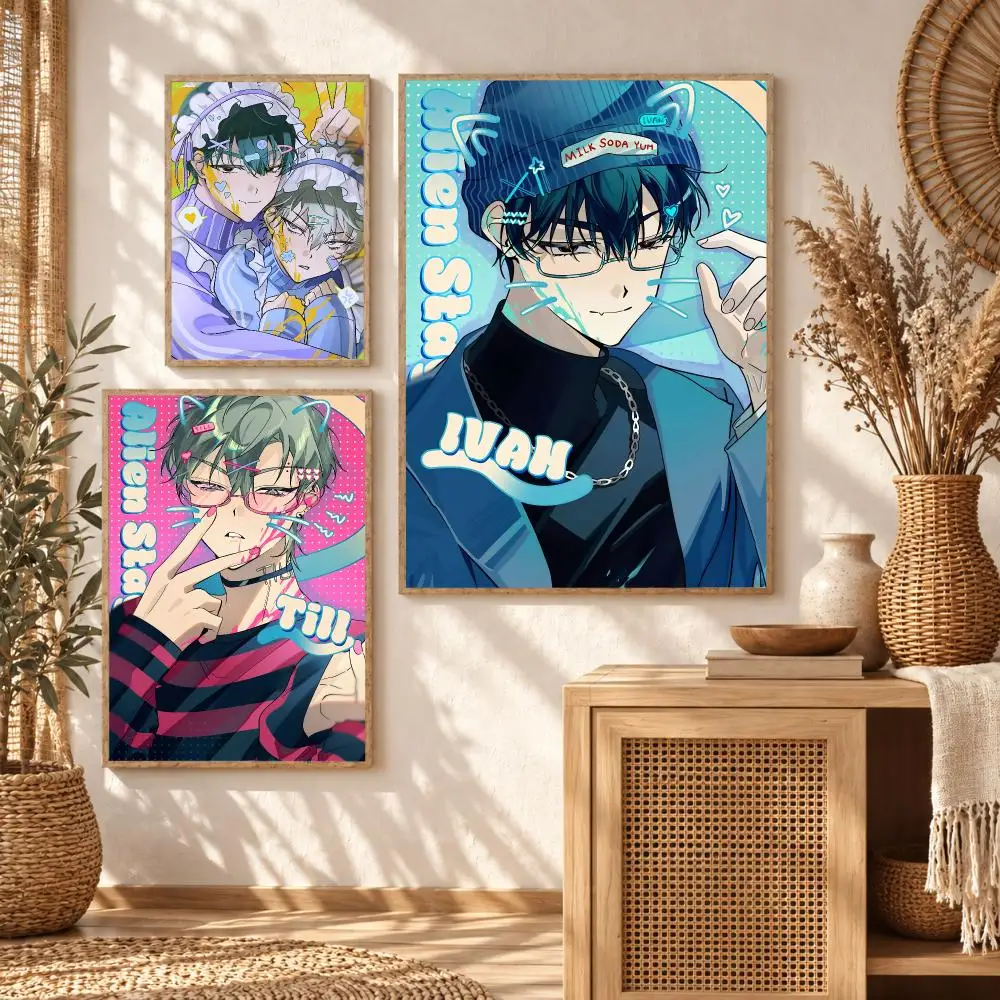 Trendy Anime Music A-Alien Stage Till Poster Premium Modern Waterproof Wall Art Pictures for Bedroom Living Room Bar Decor