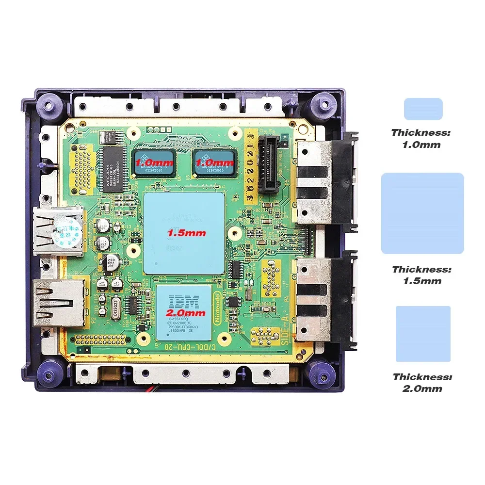 Adaptador de tarjeta SD para Gamecube SD2SP2 + Raspberry Pi Pico Board Picoboot IPL, Modchip de repuesto