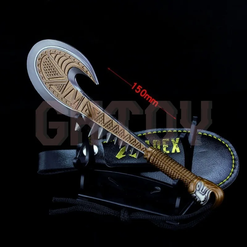 15 cm/5.91in Apex Hero Game Merchandise Gibraltar Sikkel Sleutelhanger Game Perifere Desktop Display Collectie Verjaardagscadeau voor Jongen