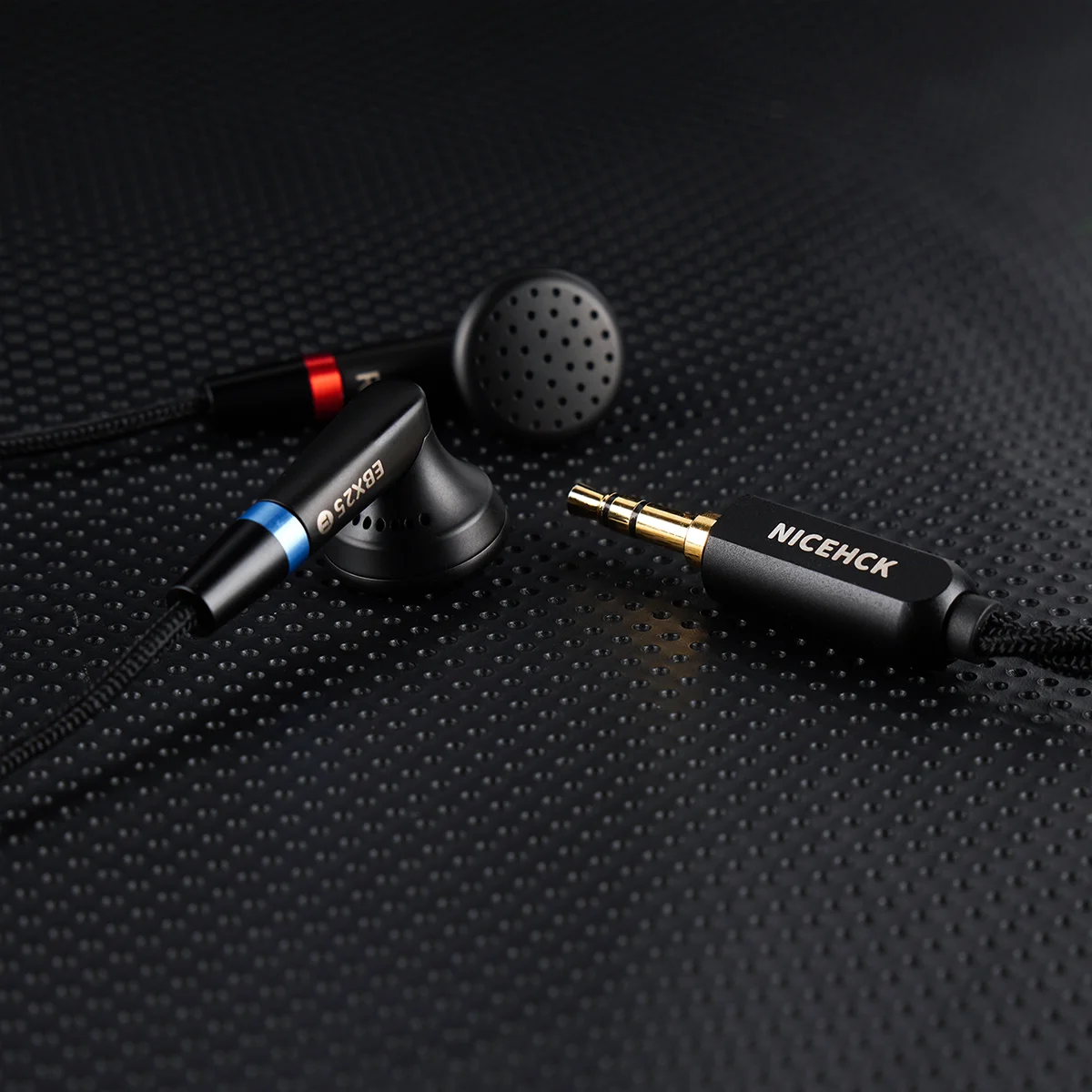 NICEHCK EBX25Ti HiFi Earphone 14.2mm Dome Beryllium Plated Diaphragm Audiophile Headset Detachable MMCX Cable Music Sport Earbud