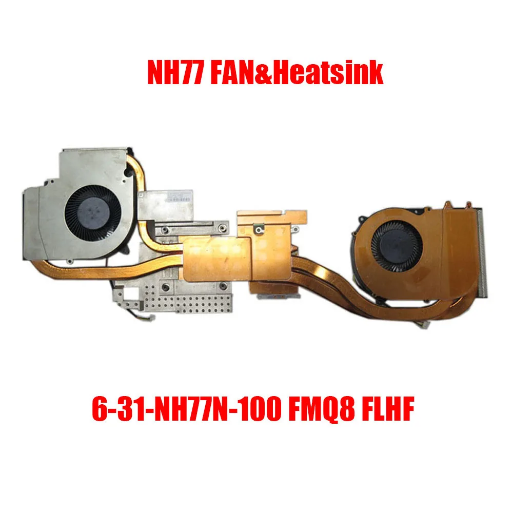 

Laptop CPU GPU FAN&Heatsink For CLEVO NH77 6-31-NH77N-100 DFS5M325063B1N-FMQ8 DFS5K221153711-FLHF New