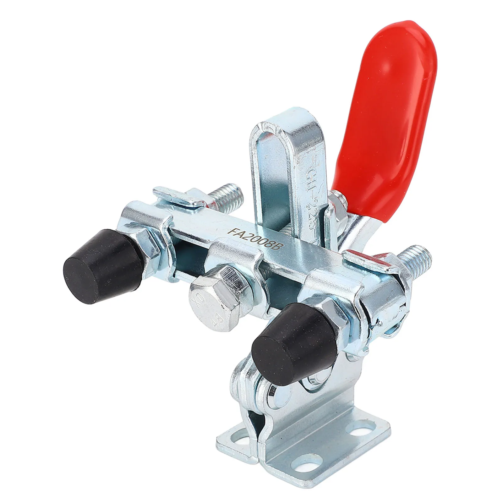 FA2008B Quick Release Horizontal Clamp High Carbon Steel Dual Heads Hold Down Toggle Clamp