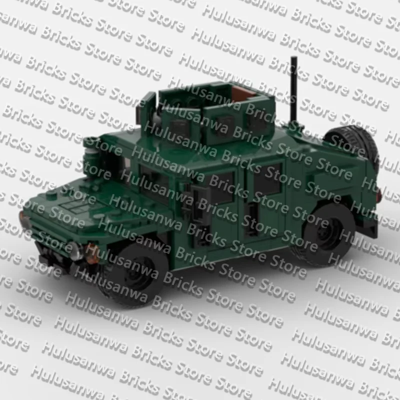 American Multi-Purpose Vehicle Model MOC Building Bricks War Equipment Modular Technology Gifts Holiday Assemble Children Toys
