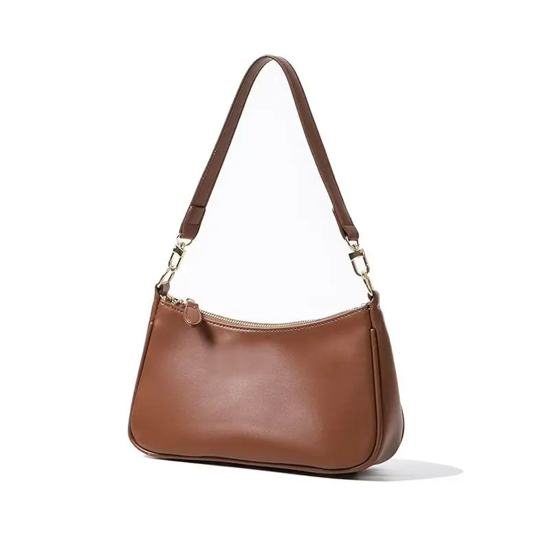 Hobo-Kettenriemen-Umhängetasche, Vintage Leichte Casual Handtasche, Einfarbige Pendler-Arbeits-Reise-Damentasche – Detail 19