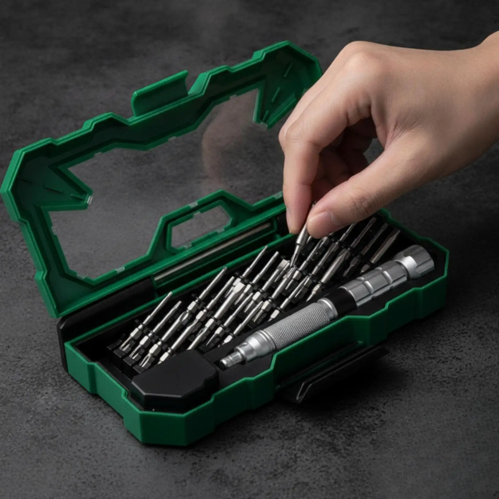 Multi-point Precision Screwdriver Kit with Storage Case for Watchmakers and Mobile Maintenance Tools