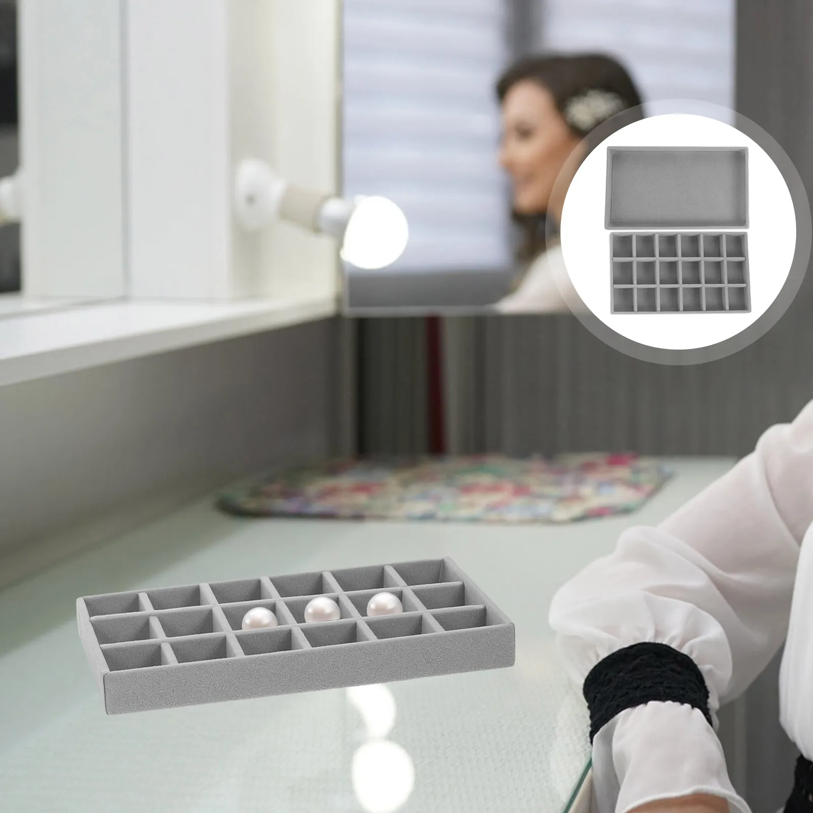 

2pcs Jewelry Design Board Tray For Beading Stringing Sorting Organizing Bead Storage Display Tool For Women Girls Design