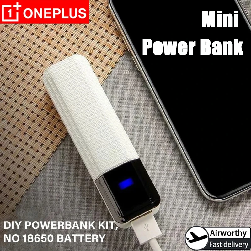 OnePlus Small Emergency Mobile Power Sources 18650 Single Cell Battery Box Easy To Use DIY Power Supply Case For 18650 Battery