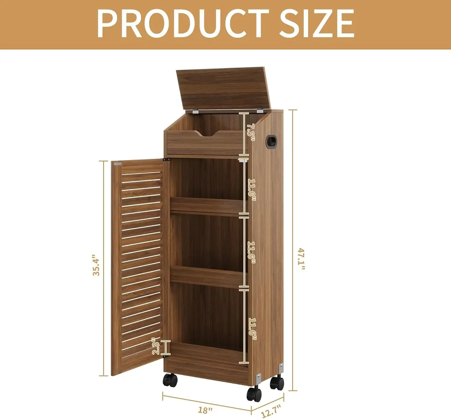 Four Tier Potato Onion Storage Bin Movable Bread Box With Lid Farmhouse Vegetable Fruit Storage Box Kitchen Small Kitchen Pantry