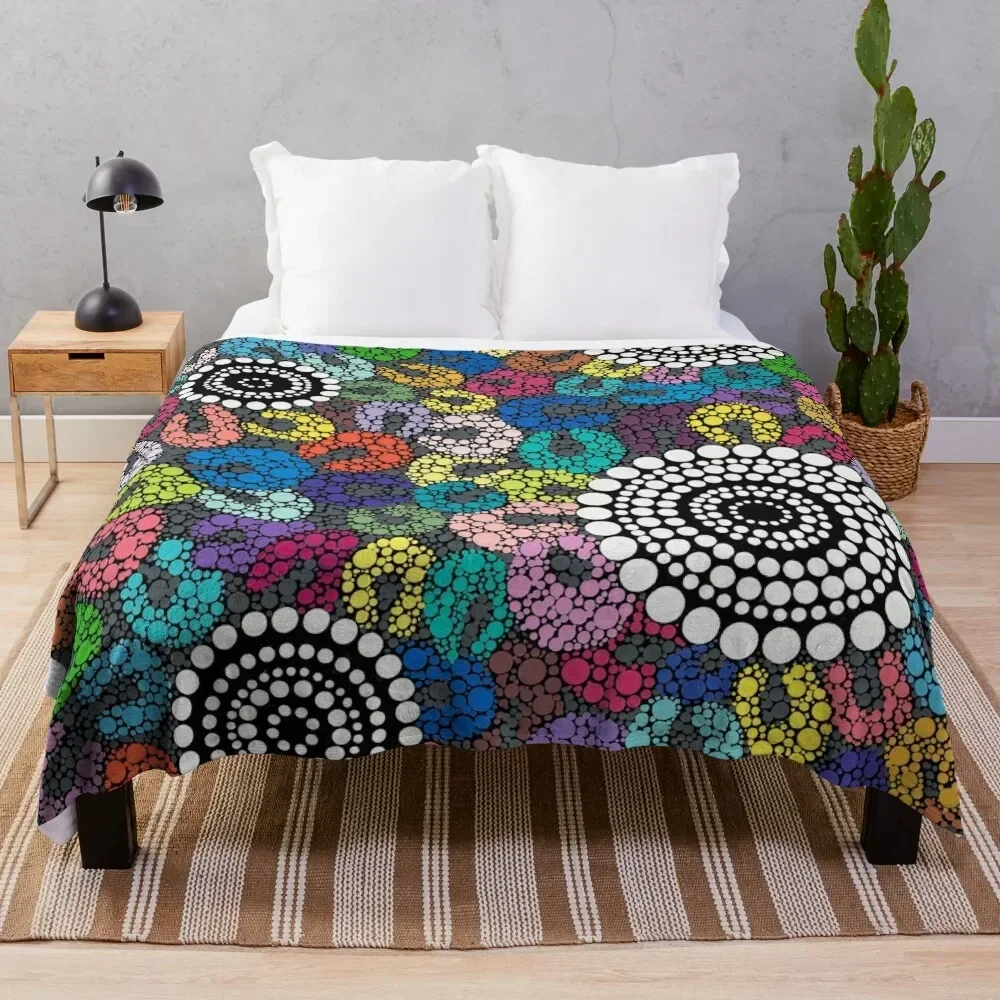 Imagine Throw Blanket Cozy Sofa Blanket for TV Watching Napping