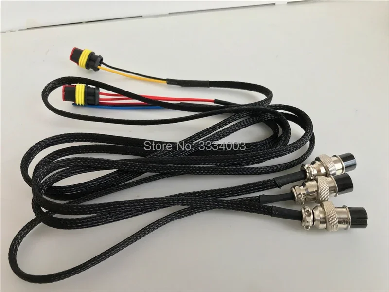 high pressure common rail test bench piezo injector and pump connect wire plugs for BOSCH DENSO DELPHI SIMENS