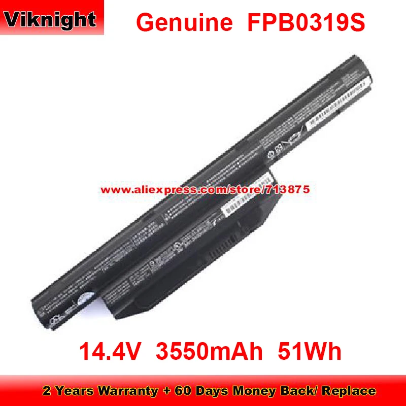 

Genuine FPB0319S Battery FPCBP405 for Fujitsu LifeBook A514 A544 A555 A557 A564 AH544 E733 E736 E753 E754 14.4V 3550mAh 51Wh