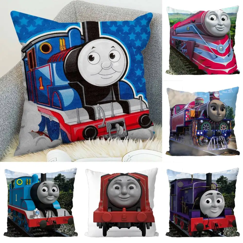 

T-Thomas The Train Pillow Case Luxury Double-sided For Car Pillows 45x45 Cushions Cover Home And Decoration Sofa Pillowcase 50x5