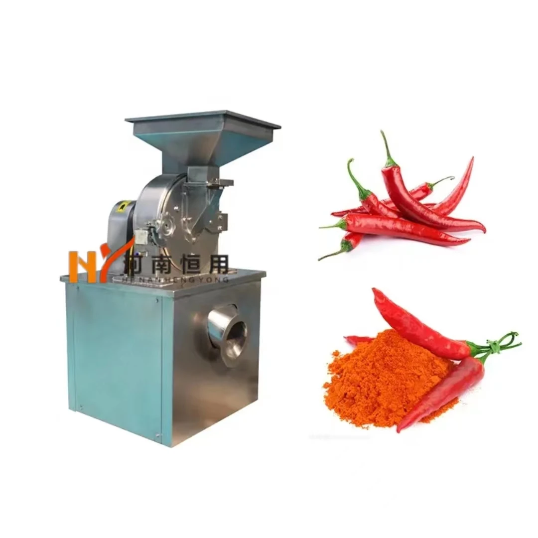 Industrial Stainless Spice Pulverizer Grinding Equipment/Grain Corn  Roller Flour Mill Machines