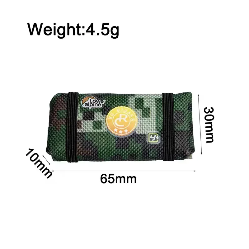 Simulated Roof Luggage Tent Bag Decorate Handmade Scale Simulated Tent for 1/18 1/24 1/30 1/32 RC Crawler TRX4M SCX24 Fcx24 MN