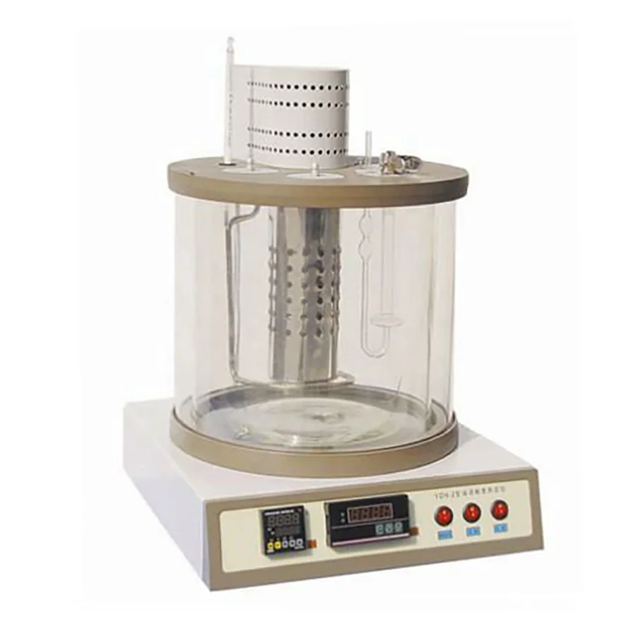 GB265-88, GB1814, ASTM D445 Kinematic Viscosity Tesing Equipment Precise Digital Temperature Controller Viscosity Meter TPV-8