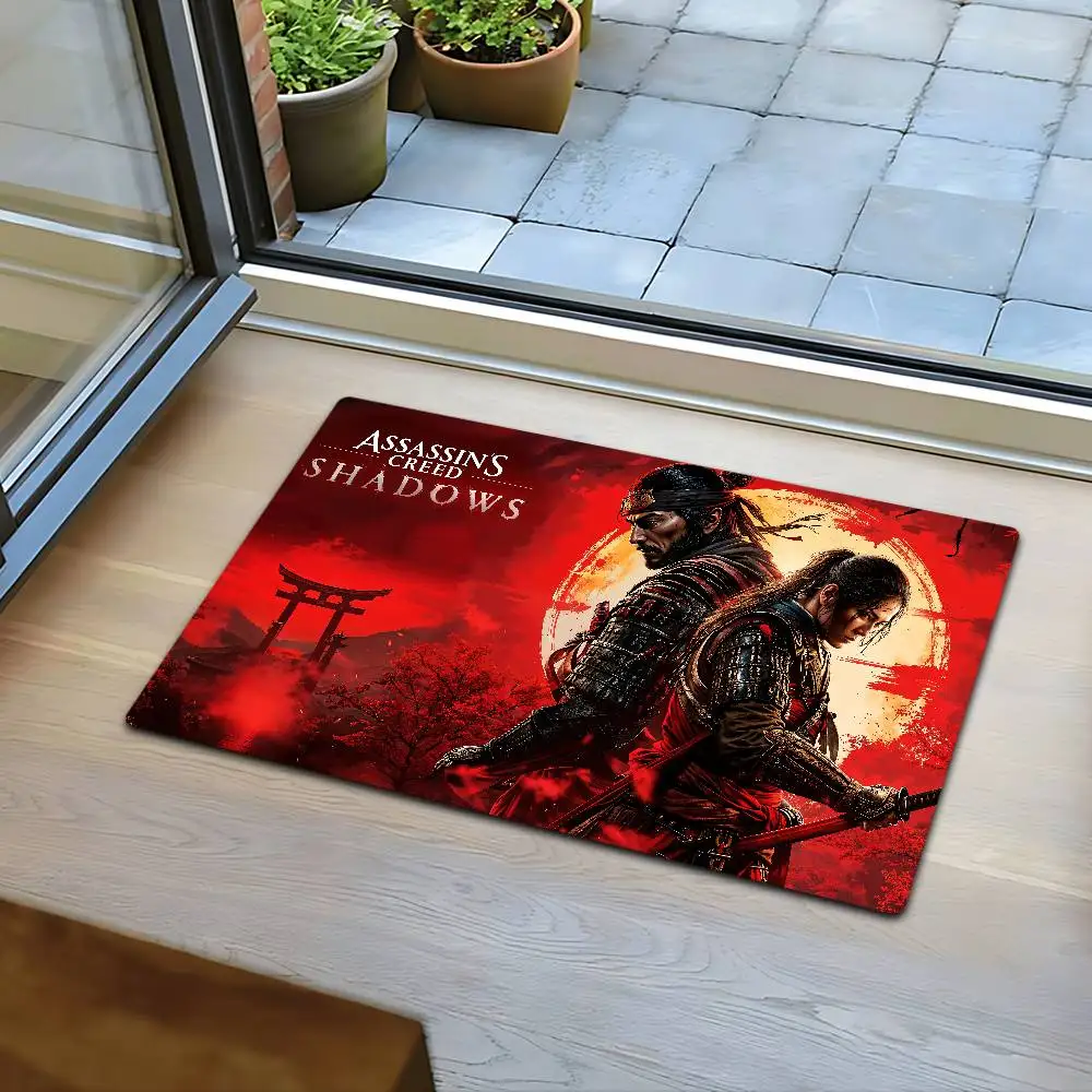لعبة Assassin S Creed سجادة باب قابلة للغسل وغير قابلة للانزلاق لغرفة المعيشة أريكة كراسي منطقة حصيرة المطبخ منطقة السرير السجاد #5
