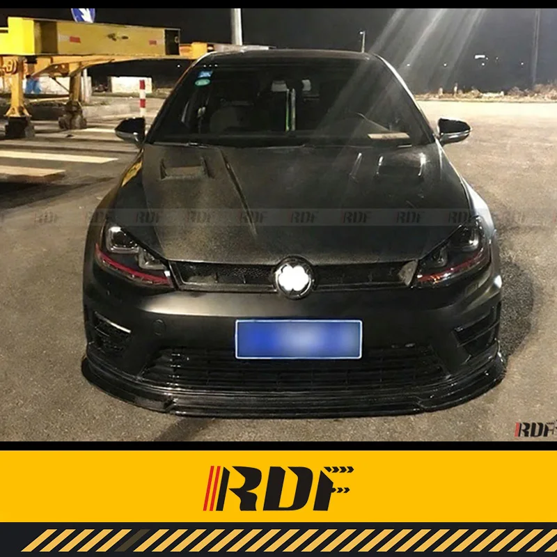 Suitable for VW GOLF 7 R GTI Rline Volkswagen MK 7 Modified Carbon Fiber ASPEC Hood Cover Forged Carbon Fiber Bonnet