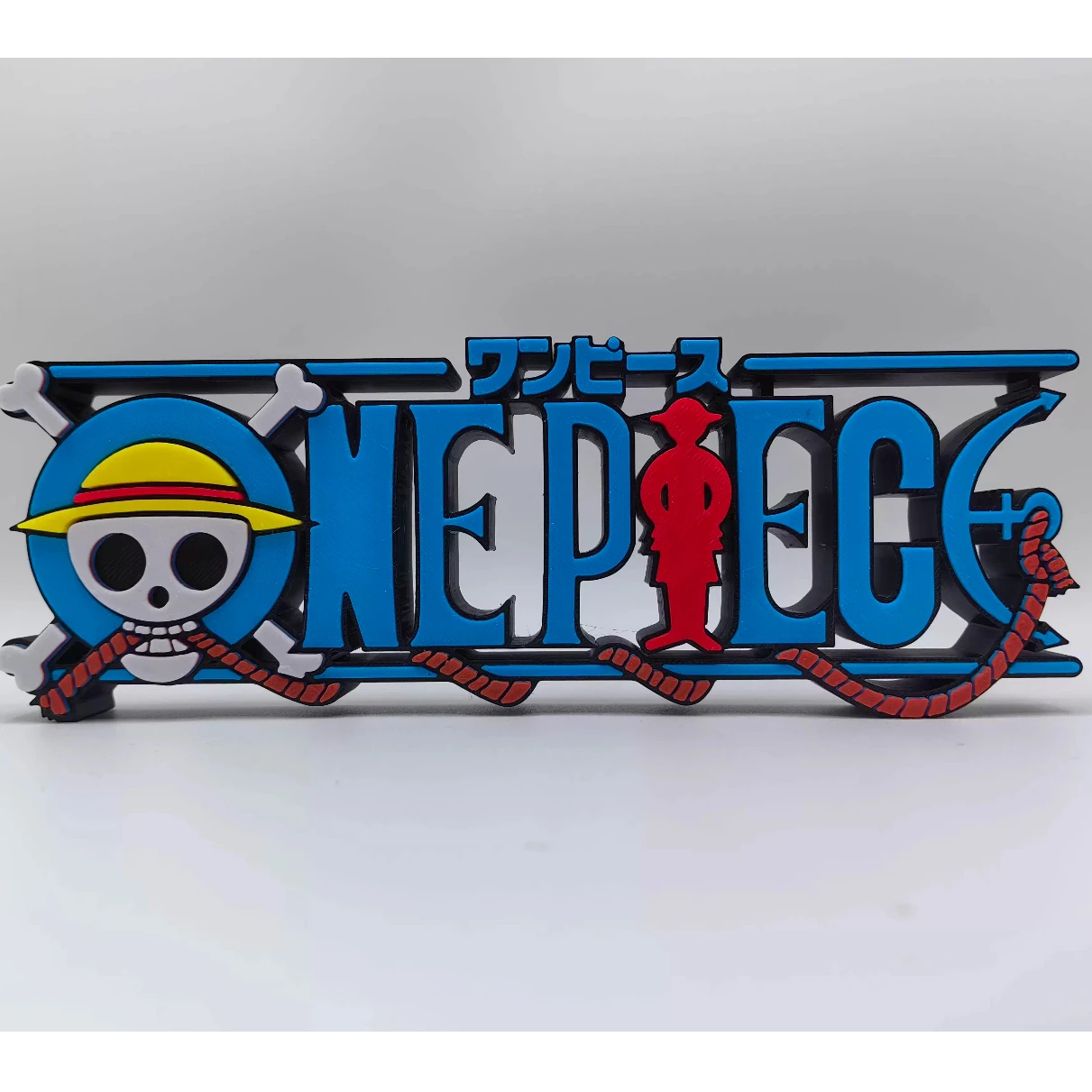 One Piece Logo Figure 3D Print - Home Office Romance Manga ulasan dan harga