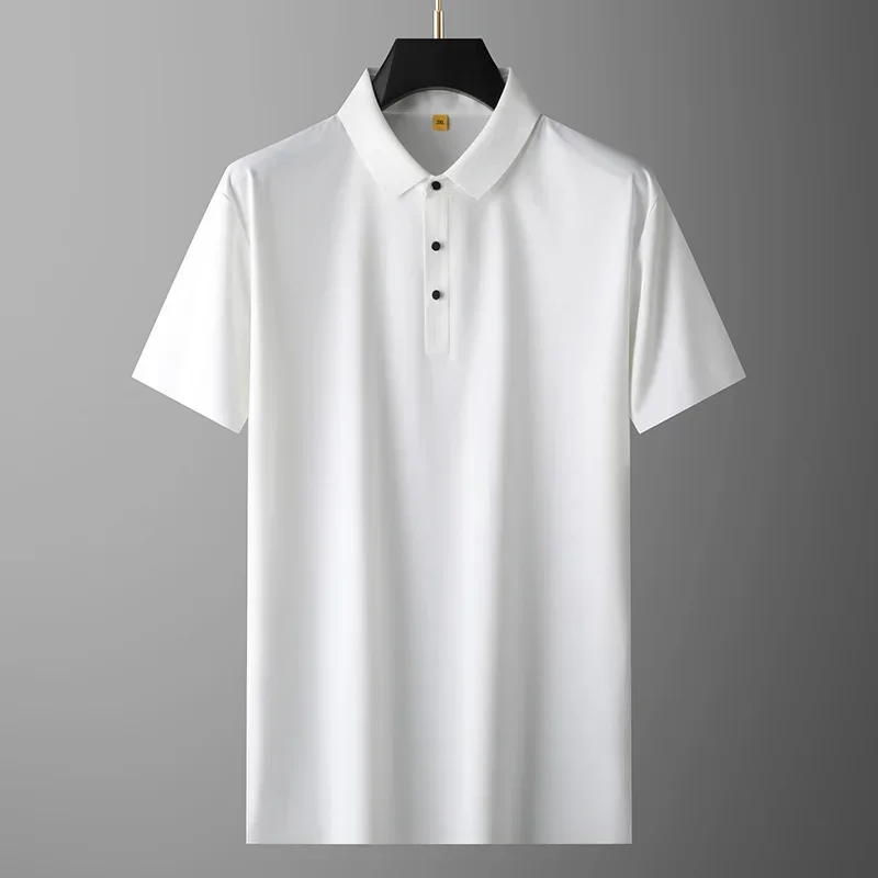 New Arrival Fashion Suepr Large Summer Men's Business Casual Polo Short Sleeve Plus Size XL 2XL 3XL 4XL 5XL 6XL 7XL 8XL