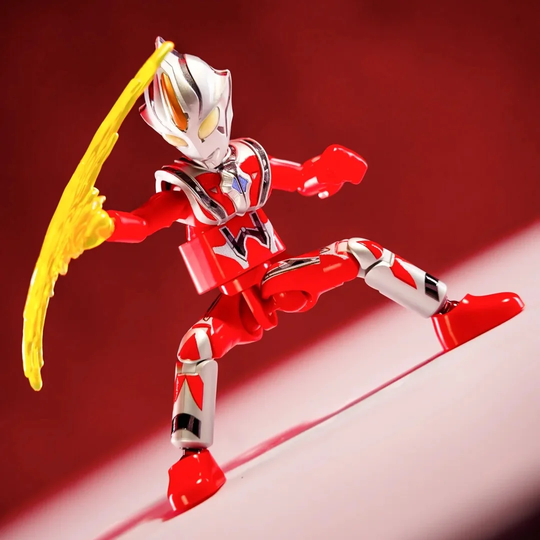 In Stock Blokees Ultraman Galaxy Version16 Fusion Rebirth Legend & Reiga Action Figure Assembly Toy Christmas Gifts