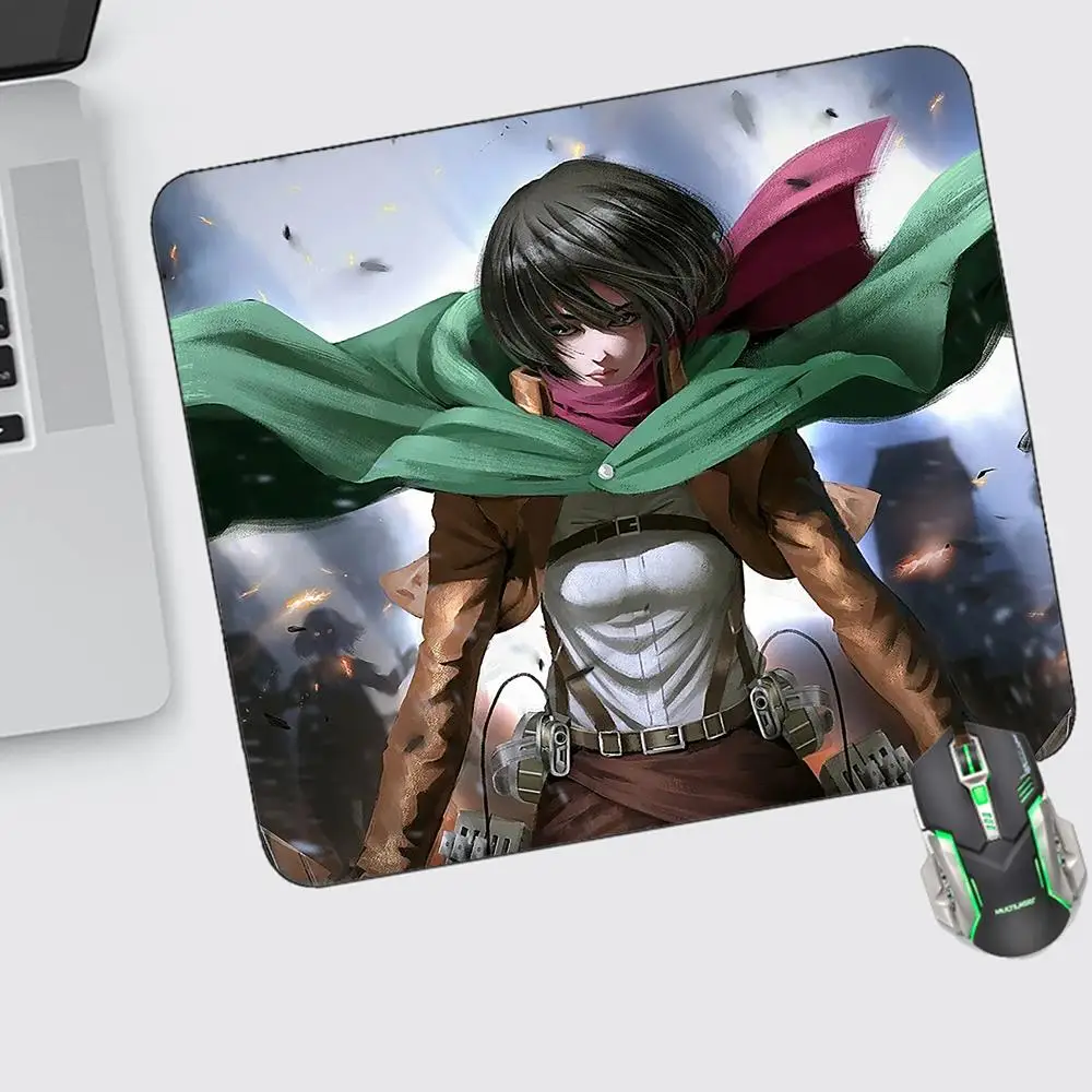 

Anime Attack On Titan Mouse Pad Small Mouse Pad Gaming Accessories Offices Keyboard Computer Desk Mat Pc Gamer Non-slip Mousepad