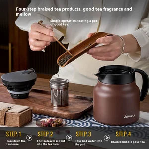 6 최고의 판매 화이트 티 냄비 -11