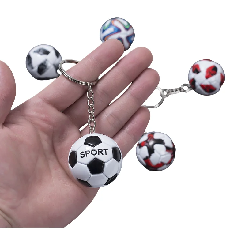 Neuer Fußball-Schlüsselanhänger, Mini-süßer Fußball-Schlüsselanhänger, ideal für Jahreszeitspreise, Rucksäcke, Schlüsselanhänger, Partygeschenke, Team-Souvenir – Detail 4