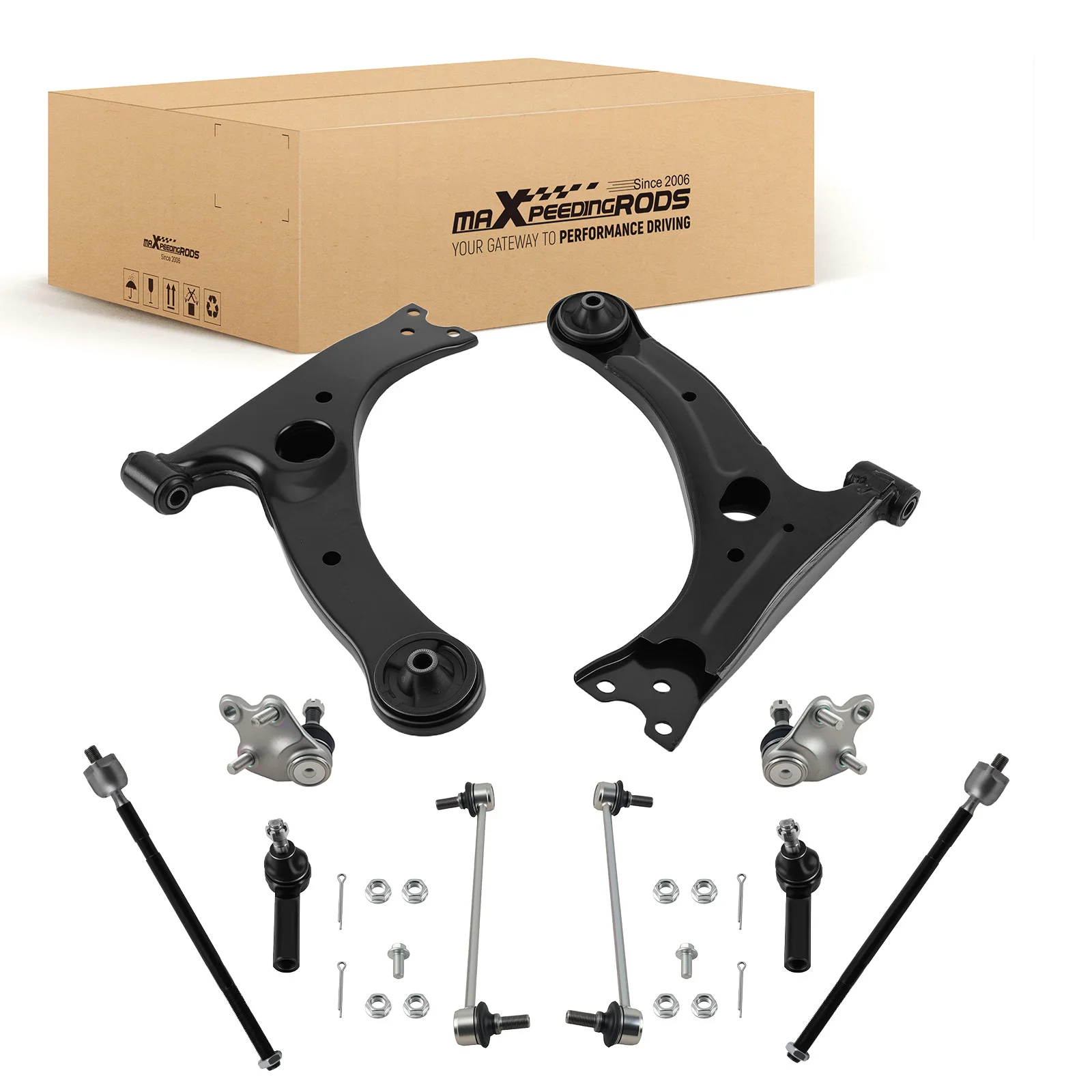 

Steering Suspension Kit Front Lower Control Arm For 09-13 Toyota Corolla Matrix