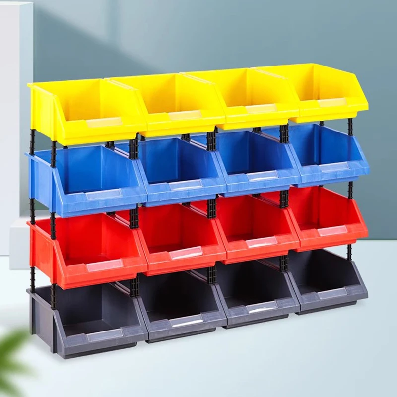 

Plastic Storage Boxes Slanted Combination Screw Organizers for Hardware Tools Warehouse Parts & Shelf Organization Estantes FYTR