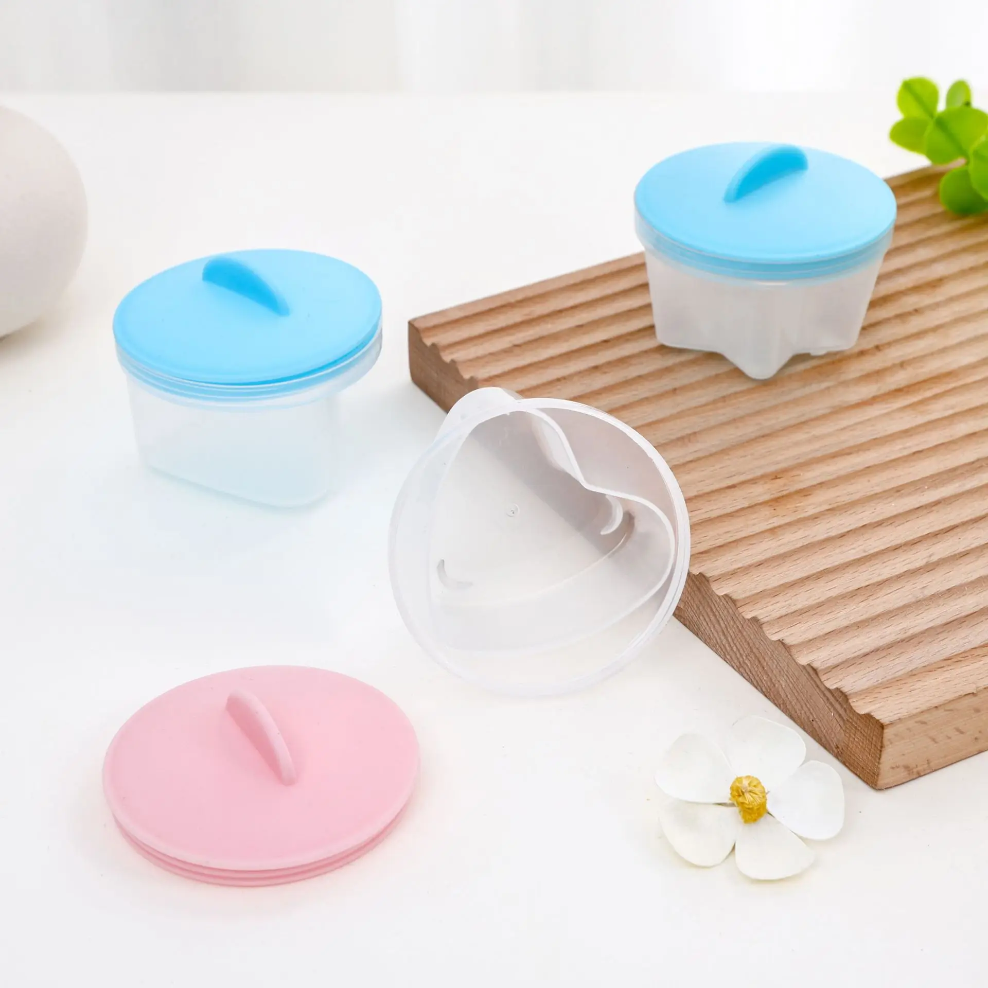 1pc/set Steamer for Eggs Egg Mold Egg Custard Breakfast Egg Cooker Pudding Mold Baby Food Kitchen & Home Use Color Random