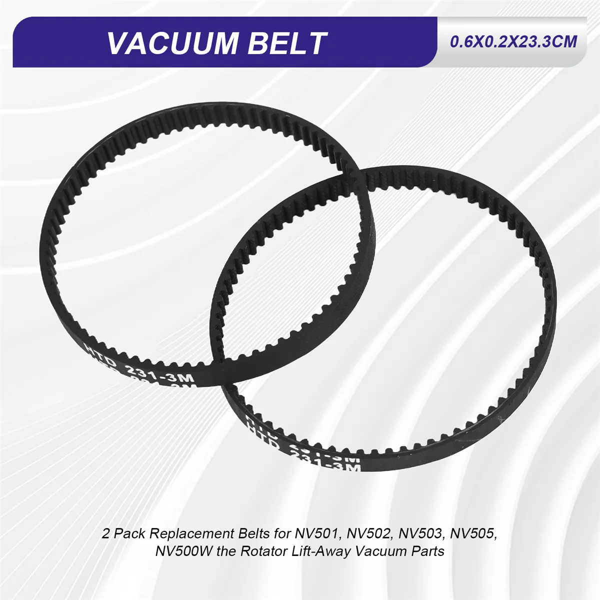 A66T, комплект из 2 сменных ремней для Shark NV501, NV502, NV503, NV505, NV500W, подъемные вакуумные детали ротатора