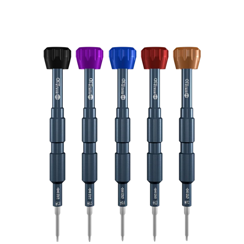 

HMT Anti-Slip Alloy Batch Head 3D Screwdriver For Mobile Phone Apple / Android Repair Disassembly Tools