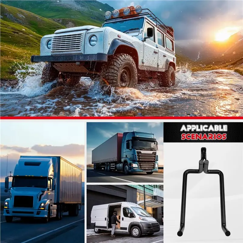 A34R E-Track الثقيلة مجرفة شماعات أداة مزدوجة J هوك المغلقة مقطورة المسار الملحقات لتخزين أدوات التعامل مع طويلة