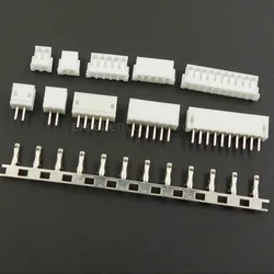 100 Sets JST ZH 1.5mm 2/3/4/5/6/7/8/9/10Pin Straight Pin Male, Female Connector Socket with Crimps